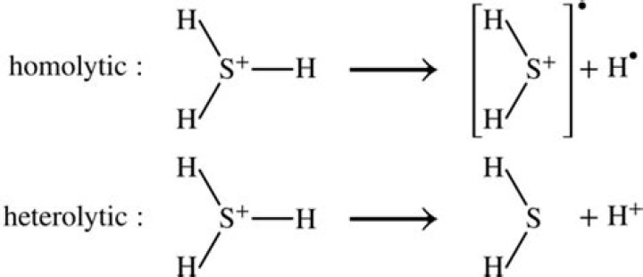Whats a homolytic bond?